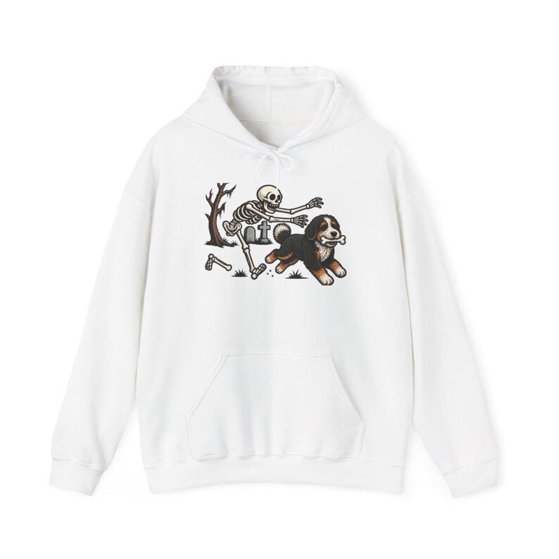 Bernedoodle Dog Shirt, Skeleton Dog Shirt, Halloween Pet Gift, Funny Bernedoodle Shirt, Halloween Dog Tee, Bernedoodle Mom Gift image 12