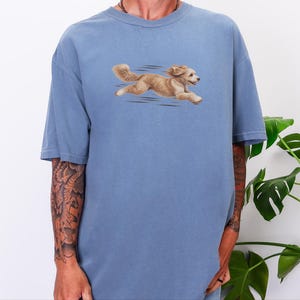 Goldendoodle T Shirt, Golden Doodle Gift, Running Dog Shirt, Doodle Dad Gift, Marathon Runner Tee, Dog Owner Sweatshirt, Pet Lover Apparel image 3