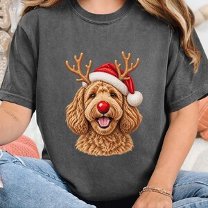 Labradoodle Christmas Shirt, Holiday Dog Sweater, Labradoodle Mom Gift, Christmas Pet Shirt, Doodle Dad Gift Bild 8