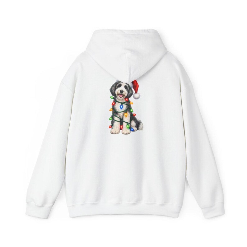 Sudadera navideña para Sheepadoodle, camiseta navideña para perros, regalo navideño para perros, regalo navideño para mamás perrunas, regalo para Sheepadoodle imagen 12