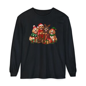 Christmas Cockapoo Shirt, Cockapoo Lover Gift, Holiday Dog Crewneck, Festive Puppy Top, Dog Mom Christmas Gift image 13