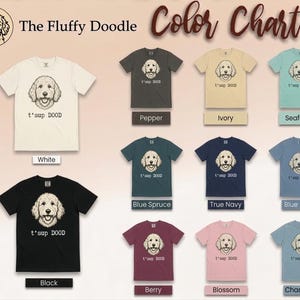 Maglietta Comfort Colors Sarcastic Goldendoodle Puppy, Felpa T'sup Dood Labradoodle Mother, Aussiedoodle Sheepadoodle Bernedoodle Parent immagine 11