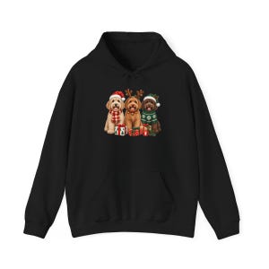Labradoodle Christmas Sweatshirt, Holiday Dog Crewneck, Christmas Pet Shirt, Labradoodle Mom Gift, Festive Dog Lover Tee image 11