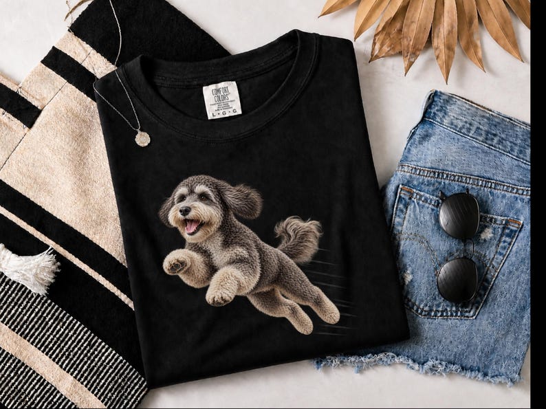 Camiseta Schnoodle, Regalo para mamás Schnoodle, Camiseta de perro Doodle, Sudadera para dueños de perros, Camiseta de perro rápido, Regalo para amantes del Schnoodle, Camiseta para dueños de perros imagen 8