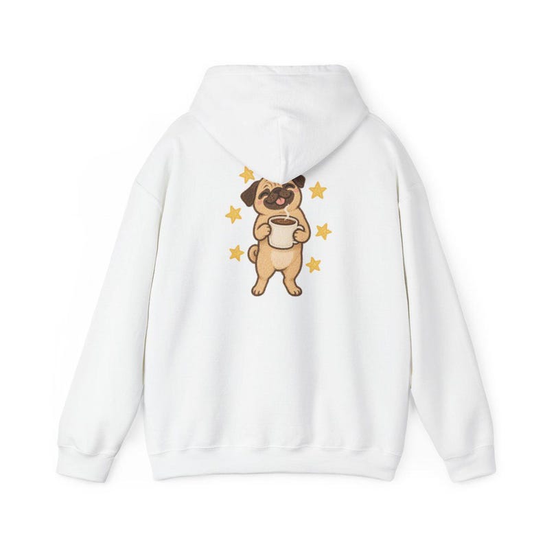 Pug Coffee Shirt, Pug Lover Gift, Coffee Lover Graphic Tee, Funny Pug T Shirt, Dog Owner Gift, Pug Mom Shirt Bild 12