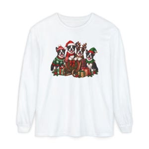 Boston Terrier Christmas Shirt, Boston Terrier Gift, Christmas Dog Shirt, Holiday Dog Lover Tee, Festive Pet Owner Gift image 14
