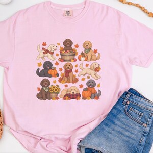Labradoodle Mom Shirt, Autumn Dog Shirt, Fall Labradoodle Gift, Labradoodle Lover Tee, Cozy Season Shirt image 9