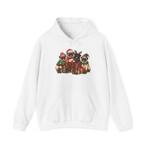 Christmas Pug Shirt, Pug Lover Gift, Holiday Dog Tee, Festive Puppy Sweatshirt, Christmas Pet Shirt image 12