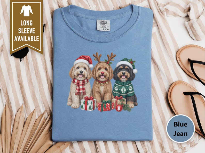Christmas Dog Mom Shirt, Cavapoo Christmas Shirt, Winter Dog Shirt, Christmas Pet Shirt, Cavapoo Mom Gift, Holiday Dog Shirt image 10