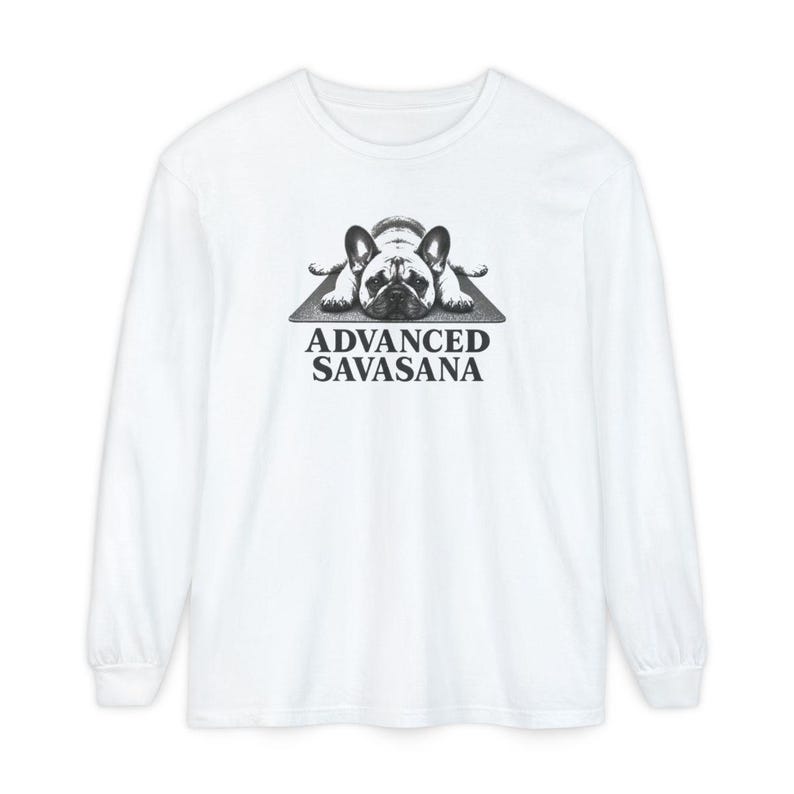 Frenchie Mom Shirt, Savasana Shirt, Funny French Bulldog Shirt, Yoga Gift For Her, Dog Lover Tee, Advanced Savasana, French Bulldog Owner image 14