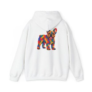 Frenchie Dog Shirt, Colorful Dog Art, French Bulldog Mom Gift, Frenchie Lover Present, Vibrant Pet Portrait Tee image 12