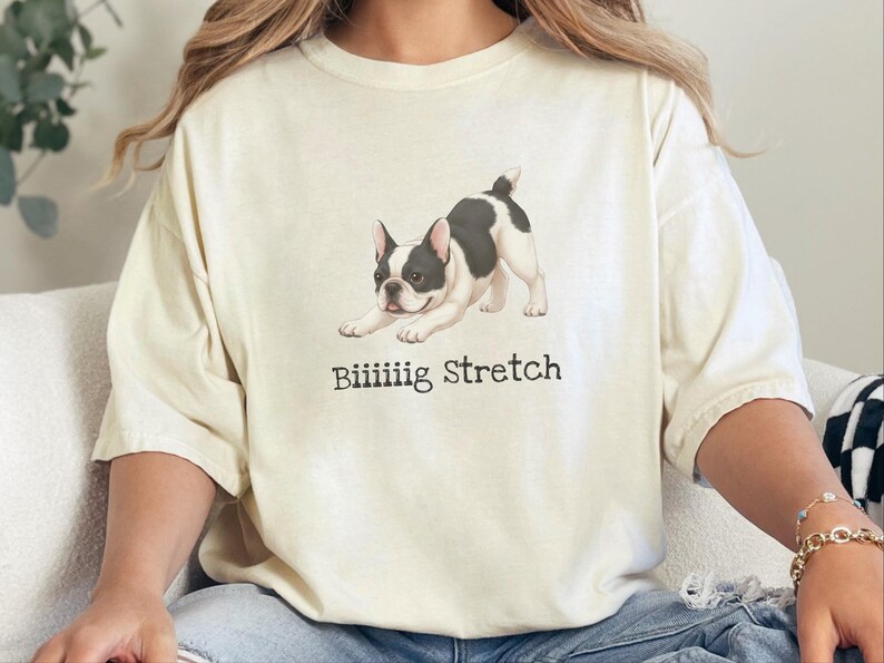 Comfort Colors French Bulldog Big Stretch image 8