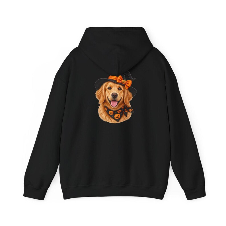 Halloween Dog Shirt, Witch Dog Shirt, Golden Retriever Mom Gift, Fall Dog Lover Tee, Golden Mom Gift image 11