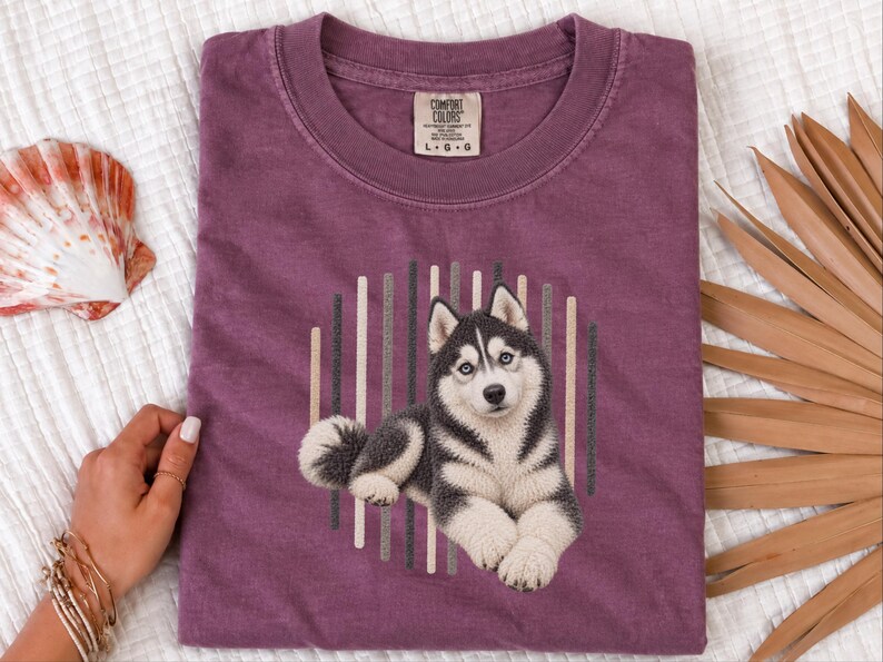 Camiseta de perro husky, regalo para mamá de husky siberiano, camiseta para amantes de los huskies, regalo para dueños de perros imagen 8