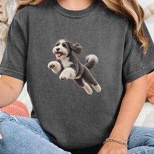 Sheepadoodle Shirt, Sheepadoodle Mom Gift, Doodle Dad Shirt, Sheepadoodle Owner Gift, Doodle Dog Lover Shirt, Puppy Graphic Tee image 4