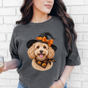 Halloween Dog Mom Shirt, Witch Dog Shirt, Maltipoo Mom Gift, Doodle Mom Shirt, Spooky Dog Tee, Halloween Pet Gift image 10