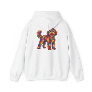Aussiedoodle Shirt, Colorful Dog Art, Doodle Dog Gift, Aussiedoodle Mom Shirt, Rainbow Dog Lover Tee image 12