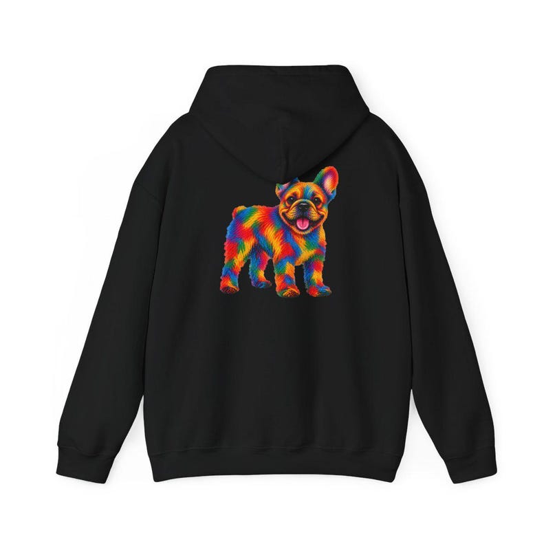 Frenchie Dog Shirt, Colorful Dog Art, French Bulldog Mom Gift, Frenchie Lover Present, Vibrant Pet Portrait Tee image 11