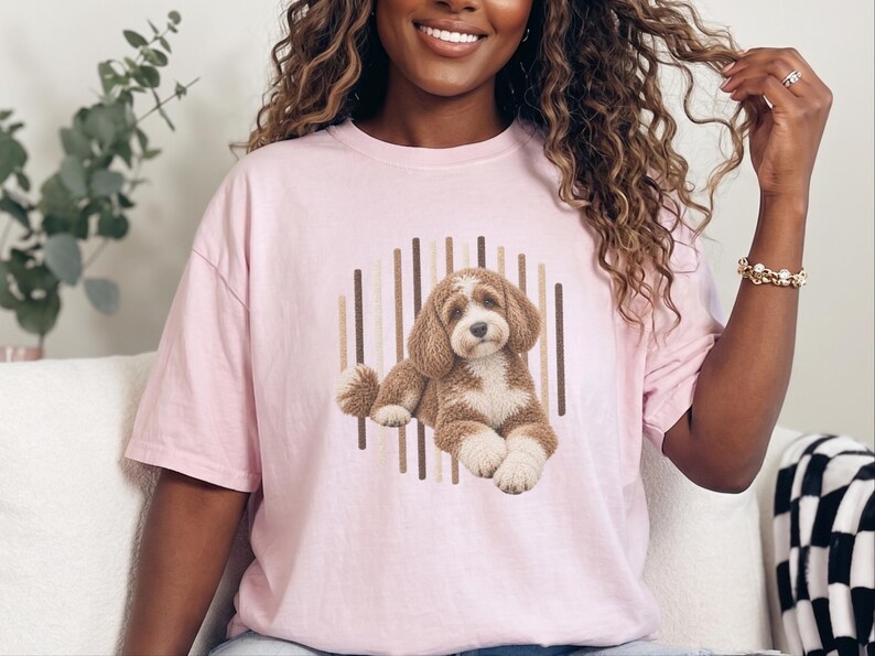 Cavapoo Shirt, Cavapoo Mom Gift, Cavapoo Art Tee, Cavapoo Dog Lover Shirt, Puppy Owner Gift image 8