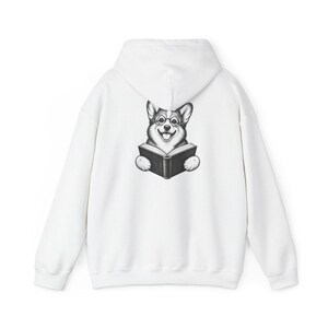 Corgi Reader Shirt, Corgi Mom Gift, Bookish Dog Tee, Librarian Present, Book Lover Shirt, Dog Dad Gift image 12