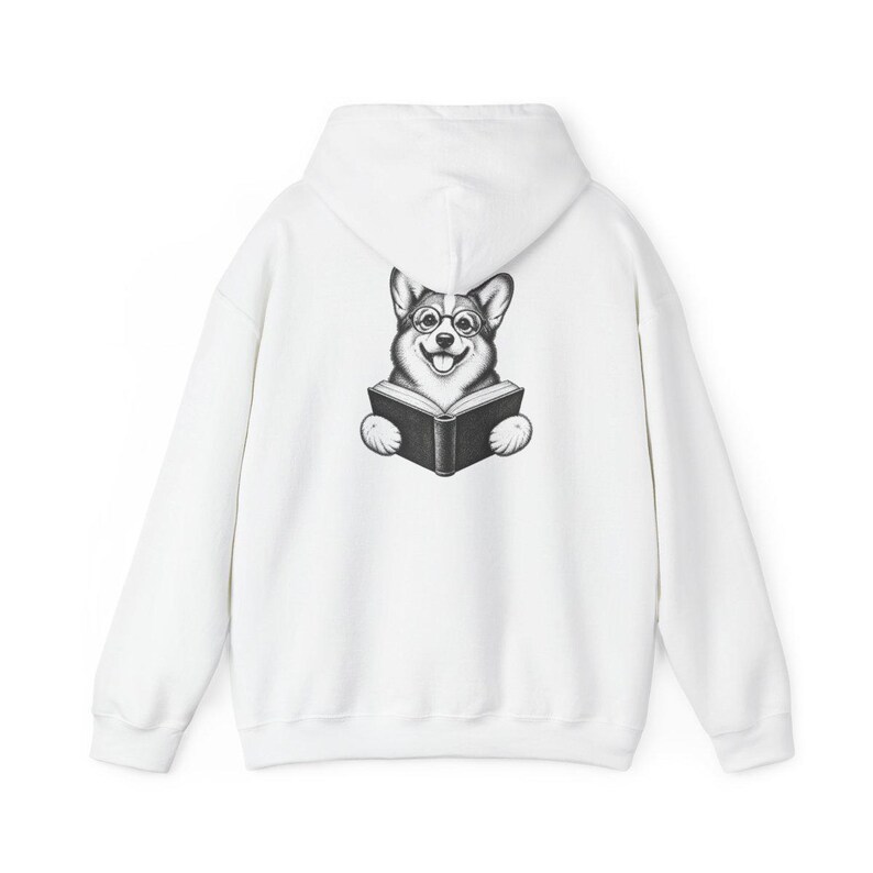 Corgi Reader Shirt, Corgi Mom Gift, Bookish Dog Tee, Librarian Present, Book Lover Shirt, Dog Dad Gift image 12