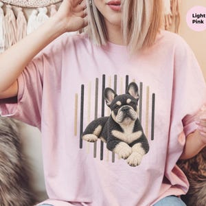 Frenchie Mom Shirt, French Bulldog Lover Gift, Frenchie Dog Tee, French Bulldog Owner Present, Frenchie Mom Tee image 5