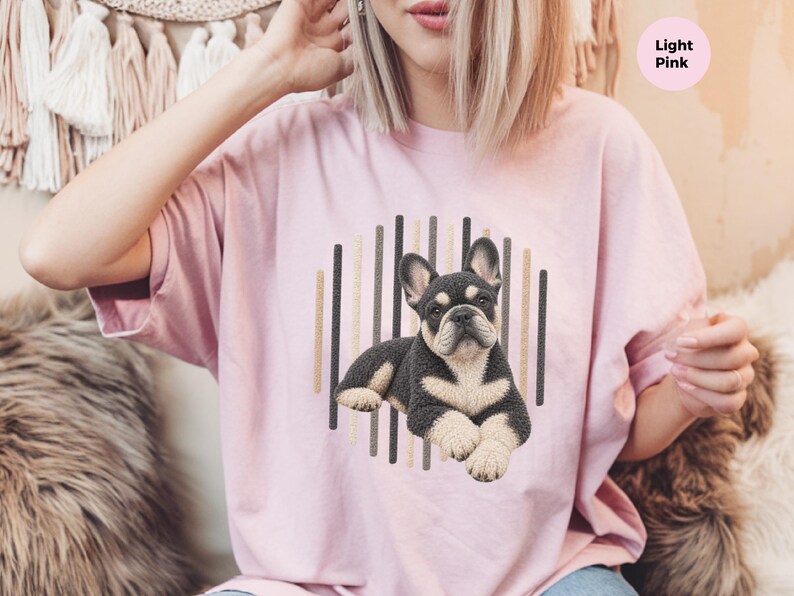 Frenchie Mom Shirt, French Bulldog Lover Gift, Frenchie Dog Tee, French Bulldog Owner Present, Frenchie Mom Tee image 5