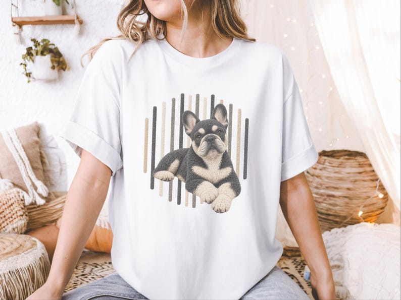 Frenchie Mom Shirt, French Bulldog Lover Gift, Frenchie Dog Tee, French Bulldog Owner Present, Frenchie Mom Tee image 7
