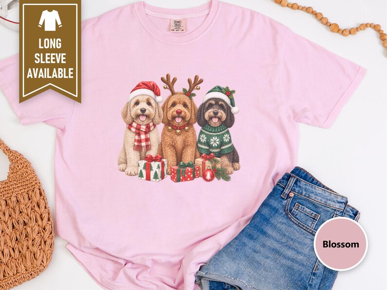 Cockapoo Christmas Sweatshirt, Cockapoo Lover Gift, Holiday Dog Shirt, Christmas Cockapoo Mom Gift afbeelding 10