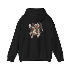 Sheepadoodle-Shirt, Geschenk für Entenjäger, Wasservogeljäger-Shirt, Sheepadoodle-Papa, Jagdhund-Kunst, Outdoor-Jagd-Shirt Bild 11