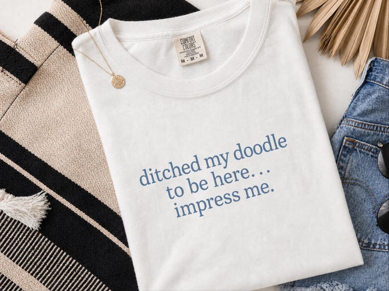 Camiseta para mamás de perros Doodle, regalo para dueños de perros Doodle, camiseta divertida para amantes de los perros, camiseta sarcástica para padres de mascotas. imagen 9
