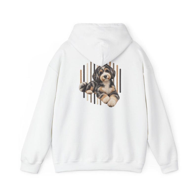 Aussiedoodle shirt, Aussiedoodle cadeau, shirt voor hondenmoeder, driekleurig puppy shirt, shirt voor doodle-liefhebbers, cadeau voor hondeneigenaar afbeelding 12