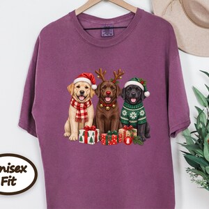 Christmas Dog Sweatshirt, Labrador Christmas Shirt, Holiday Dog Gift, Dog Lover Christmas Sweatshirt, Labrador Retriever Mom Gift image 9