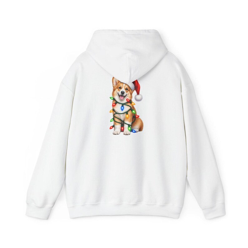 Kersttrui met Corgi-print, kerstshirt voor honden, kerstcadeau voor Corgi's, T-shirt voor hondenliefhebbers, cadeau voor Corgi-moeders afbeelding 12