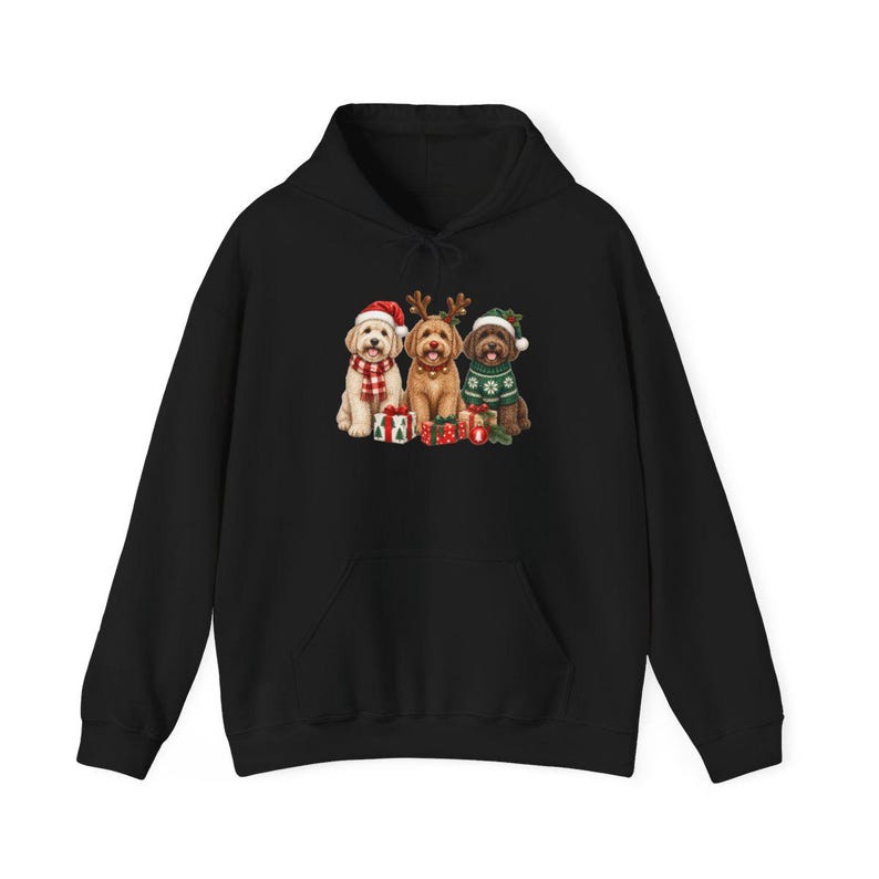 Christmas Goldendoodle Shirt, Goldendoodle Mom Gift, Festive Dog Sweatshirt, Doodle Christmas Tee, Holiday Pet Lover Gift image 11