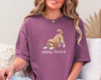Biiiiig Stretch Goldendoodle Dog Tee Funny Doodle Mom Gift
