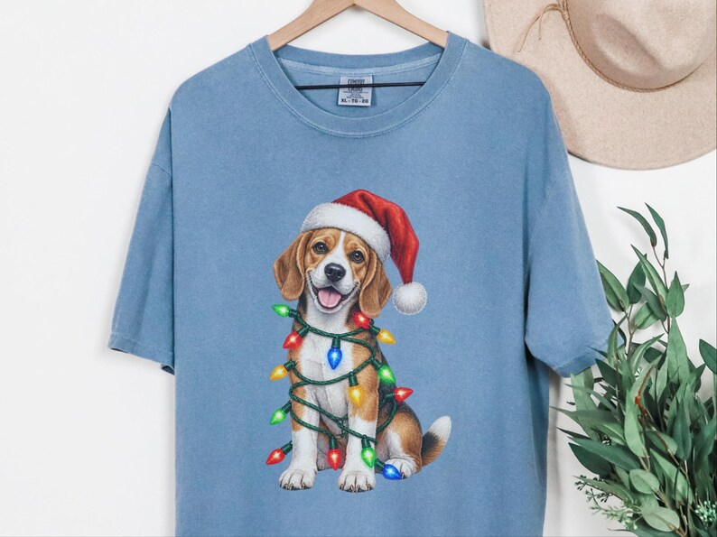 Beagle-julklapp, julklapp för hundmamma, festlig hundtröja, beagle-ägare, julklapp för hund bild 4