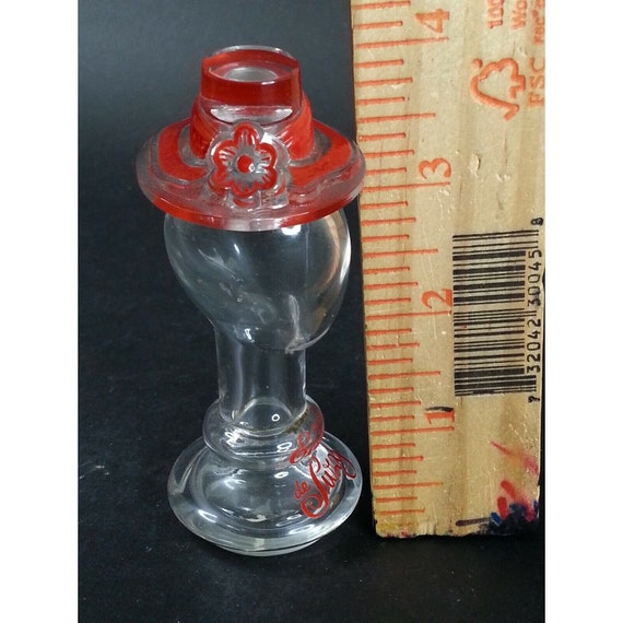 Rare BACCARAT France Crystal Glass RED SCARLET De… - image 5