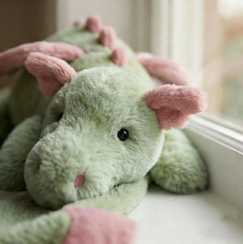 Jellycat Malachy Dragon - Etsy Canada