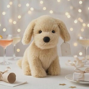 Peluche Jellycat Golden Puppy – Compañero ultrasuave y adorable (aprox. 21 cm)