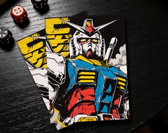 Fundas para cartas de Gundam MTG, fundas mate, regalo para jugadores, protector de mazo de tamaño estándar