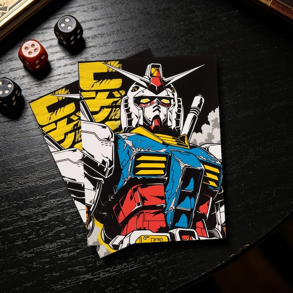 Gundam MTG Card Sleeves, Matte  Card Sleeves, Gamer Gift, Standard Size Deck Protector