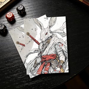 bunny kingdom card sleeves Whiskey Rabbit quality Polypropylene (PP) Double MTG Sleeves Cute, TCG Card