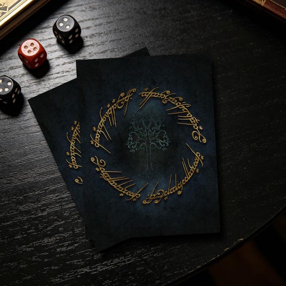 mtg lotr card sleeves Ultra Pro Sauron Magic: The Gathering Deckbox and You can rest assured that your The Lord of the Rings LOTR Inspired Card Sleeves- Rivendell