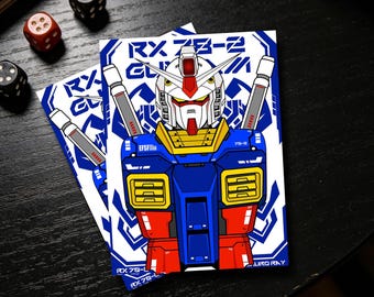 Fundas para cartas de Gundam MTG, fundas mate, regalo para jugadores, protector de mazo de tamaño estándar