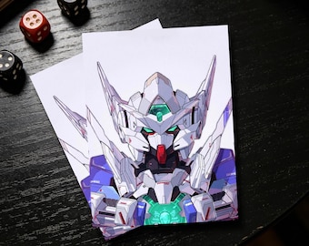 Fundas para cartas de Gundam MTG, fundas mate, regalo para jugadores, protector de mazo de tamaño estándar