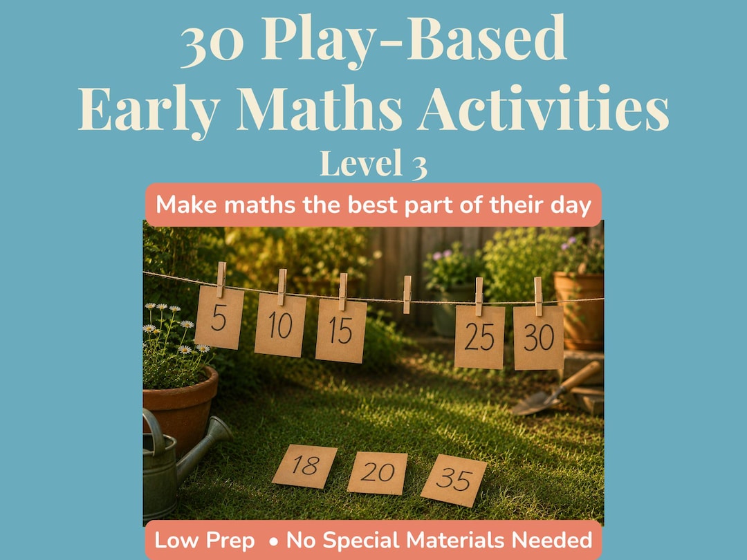 30 Play-based Maths Activities | Kindergarten Math | First Grade Math ...