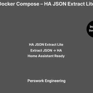 Docker Compose: HA JSON Extract Lite — Extract Keys, Values, and Paths for Home Assistant