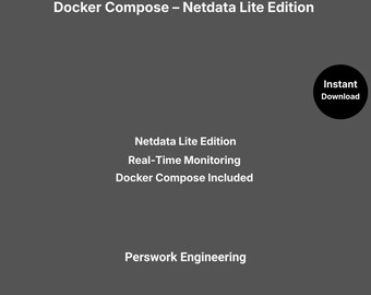 Docker Compose : Netdata Lite Edition — Pile de surveillance système en temps réel