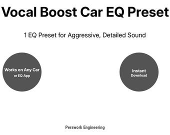 Kia K5 EQ-förinställning – Röstförstärkning • Aggressiv | Bilstereo-EQ | Direktnedladdning